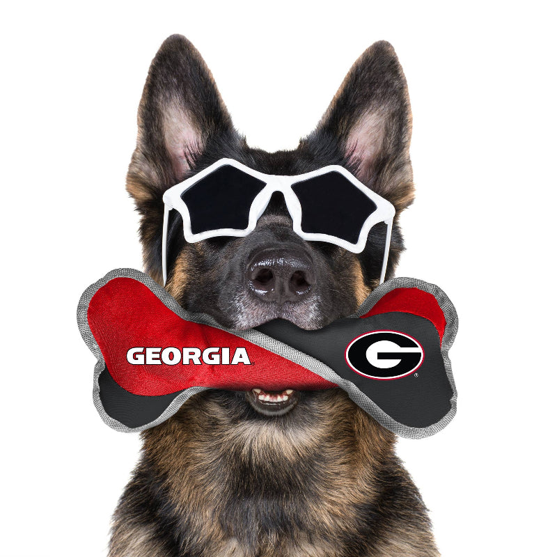 GA Bulldogs Pet Tug Bone