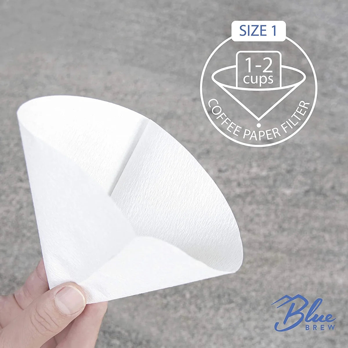 BLUE BREW Ceramic Pour Over Coffee Dripper & Borosilicate Glass Server Set – Premium Single - Serve Coffee Maker with Heat - Resistant Carafe - Elevate Marketplace