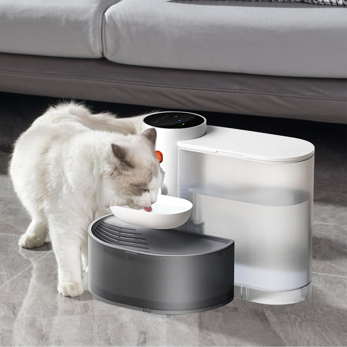 GBruno 3L Cordless Pet Water Fountain with Timer