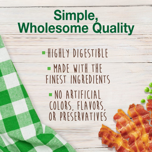 Nylabone Healthy Edibles Bacon Bone Chew Treats (6.2oz) - detail view