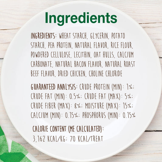 Nylabone Healthy Edibles Chicken Dog Treats Regular (3pk) (4.9oz)