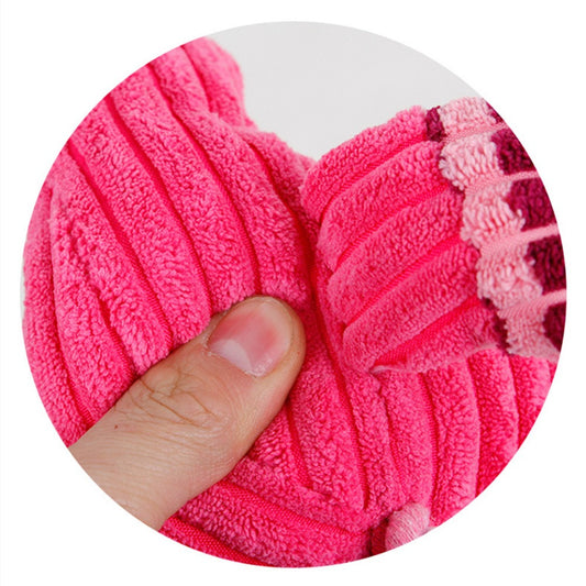 Dog Toys Vocal Animal Plush for Pet Dog Molar Teeth Cleaning Training