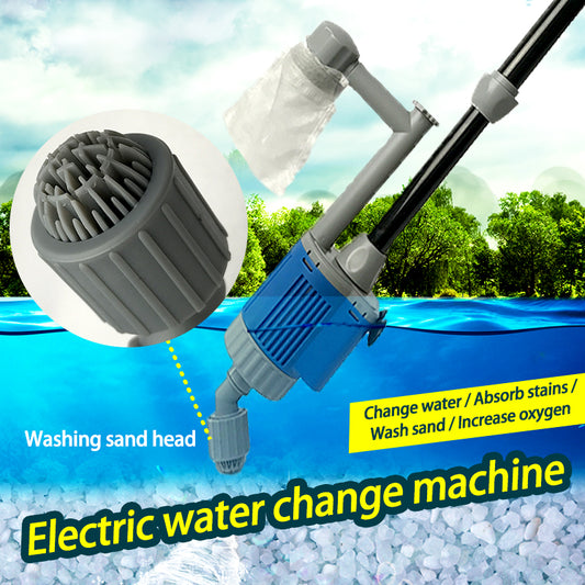 Electric Water Replenishment Suction Toilet Fish Pond Cleaning Tool