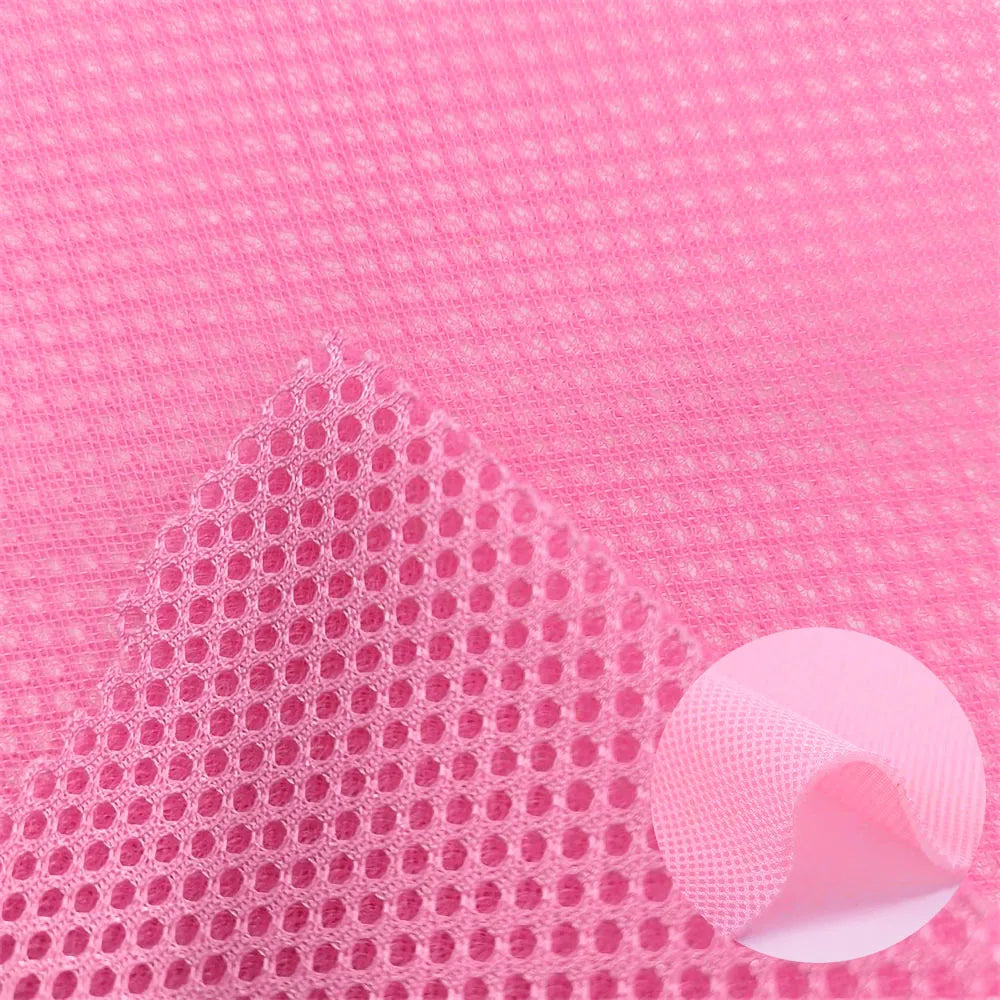155CM Wide Air Spacer Mesh Fabric Three-Dimensional Carbon Fiber PET Heavy Seat Cover Soft Thicken Breathable Sports Shoes Wears