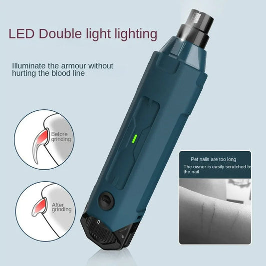 Premium Electric Pet Nail Grinder for Dogs and Cats Grooming