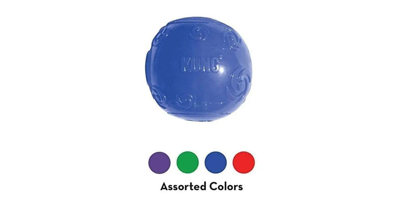 KONG® Squeezz Ball Medium 3 Count Squeaky Fetch
