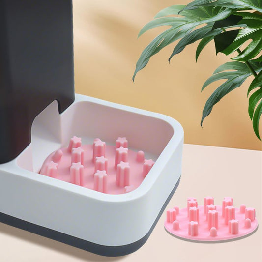 Pet Automatic Feeder Specific Slow-Feeding Mat Made From