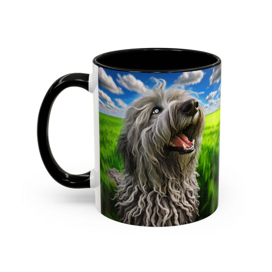 Bergamasco Shepherd Dog Accent Coffee Mug - Perfect Gift for Dog Lovers