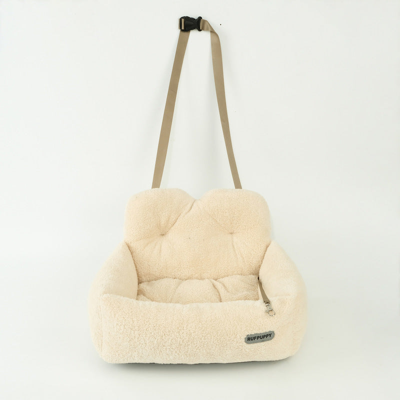 Foldable Pet Car Seat Hammock for Dogs and Cats - Safe Travel Carrier