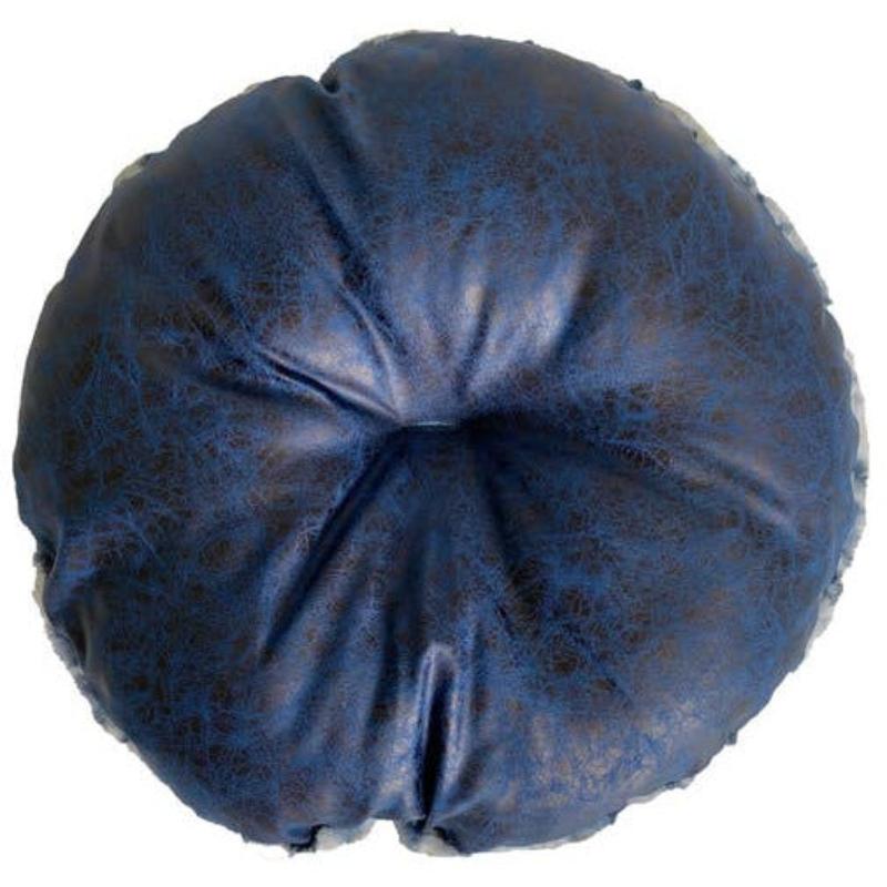 Leopard Print Crown Pet Bed Navy