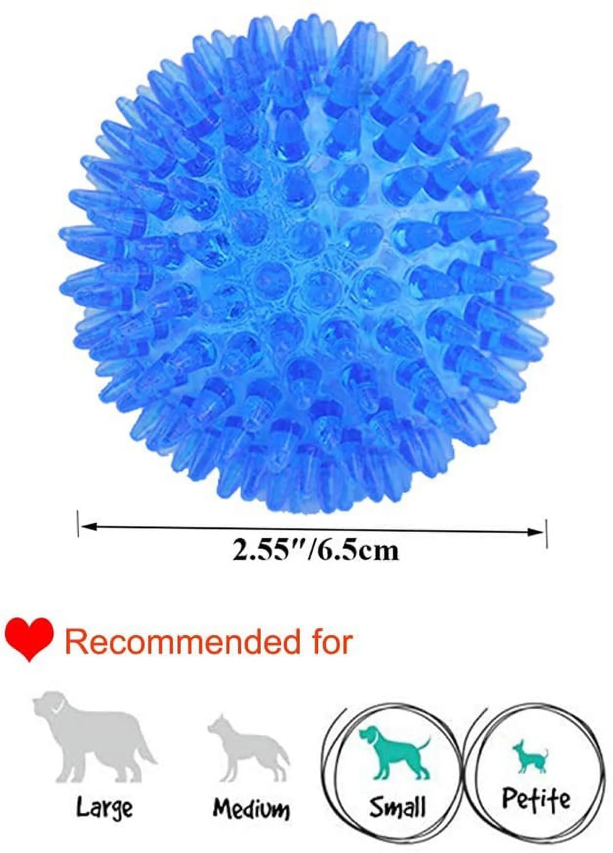 Durable Dog Toy Ball with Squeaker – Teeth Cleaning, Chew - Resistant, High Bounce Toy for Medium Dogs - Elevate Marketplace