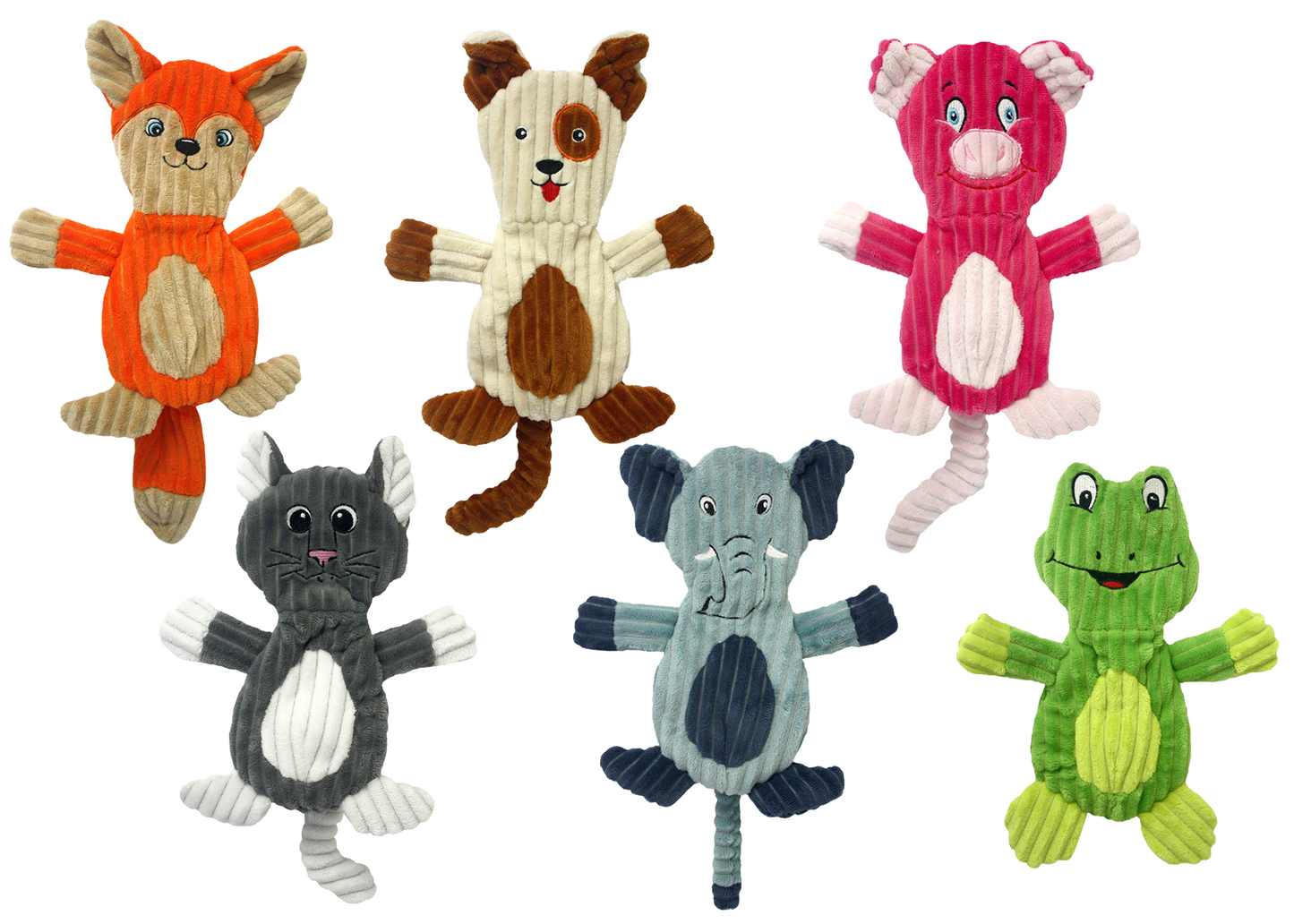 Multipet Flapjacks - Assorted Animals 12" - Multipet Dog Toys - The Family Pet