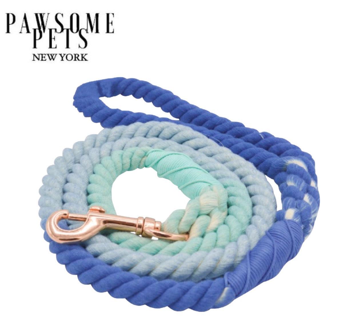 ROPE LEASH - OCEANSIDE RAINBOW - Purrfect Pet Kingdom