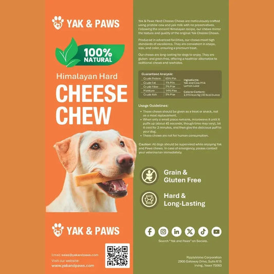 Dog Treats Yak Cheese Chews 5lb