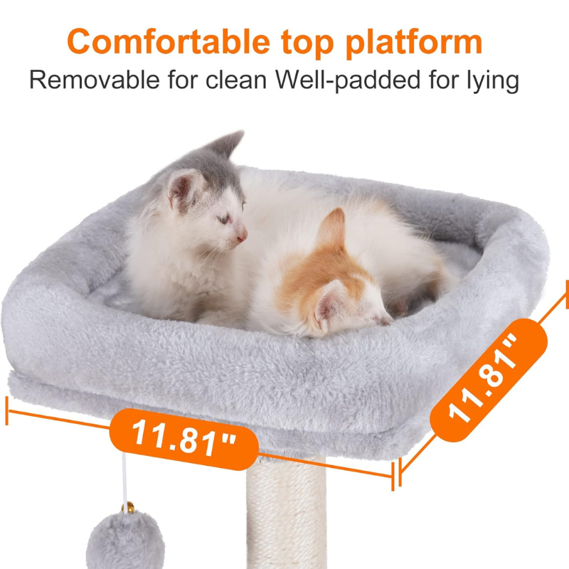 Cat Tree Small Hammock Compact Tower Furniture ๐ฑ