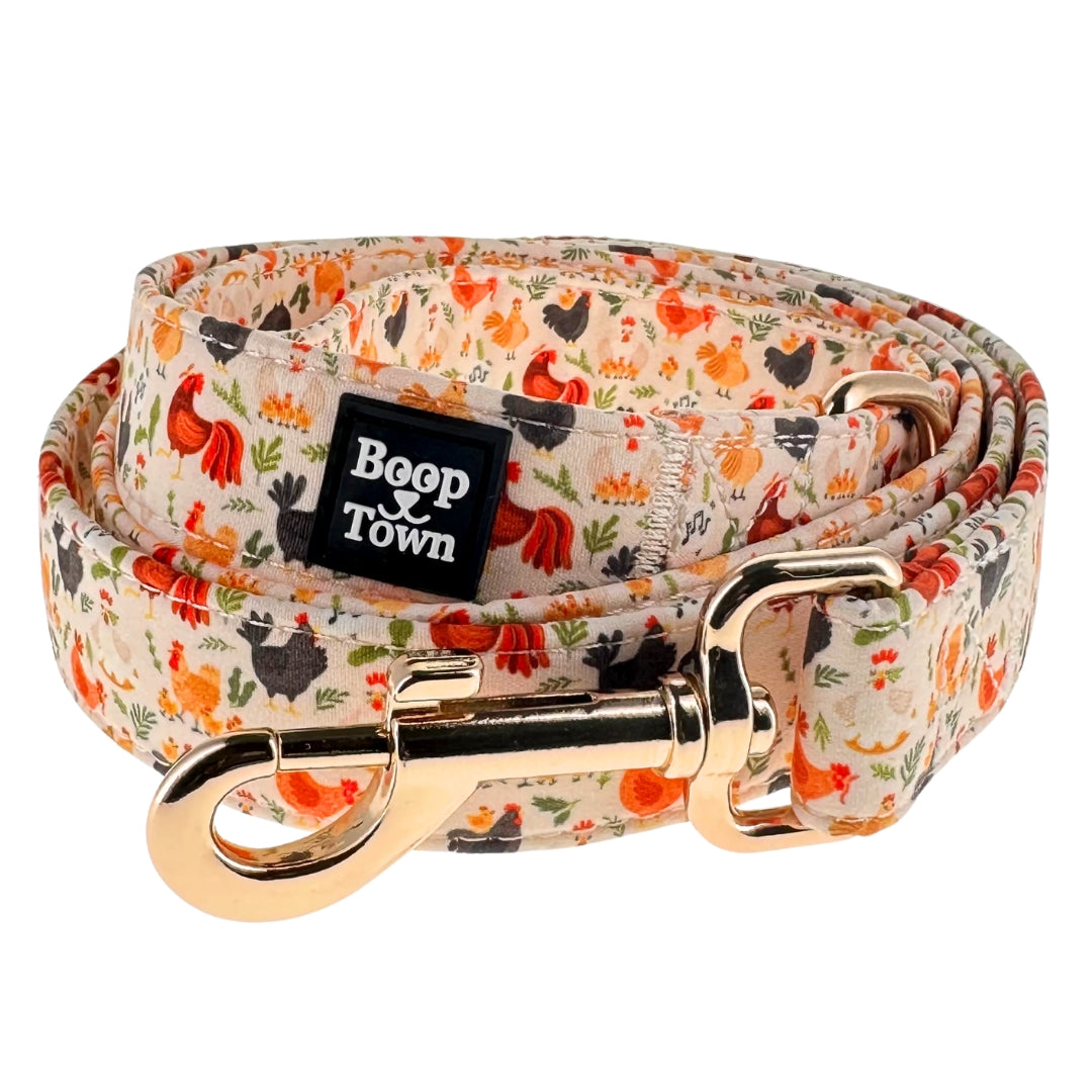 Dog Leash Chickens Pattern Cotton 5ft 3oz ๐