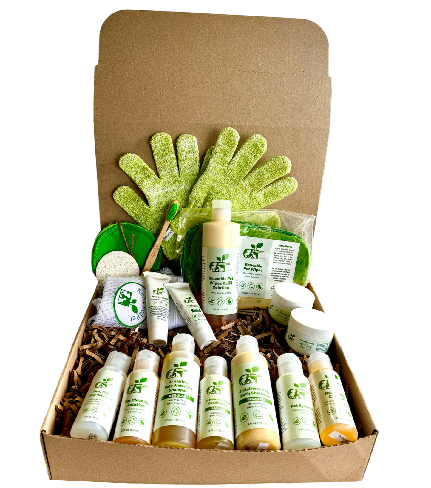 4 - HAIRLESS PETS ULTIMATE GROOMING KIT - 4 Nudie Pets - ReNewedPet