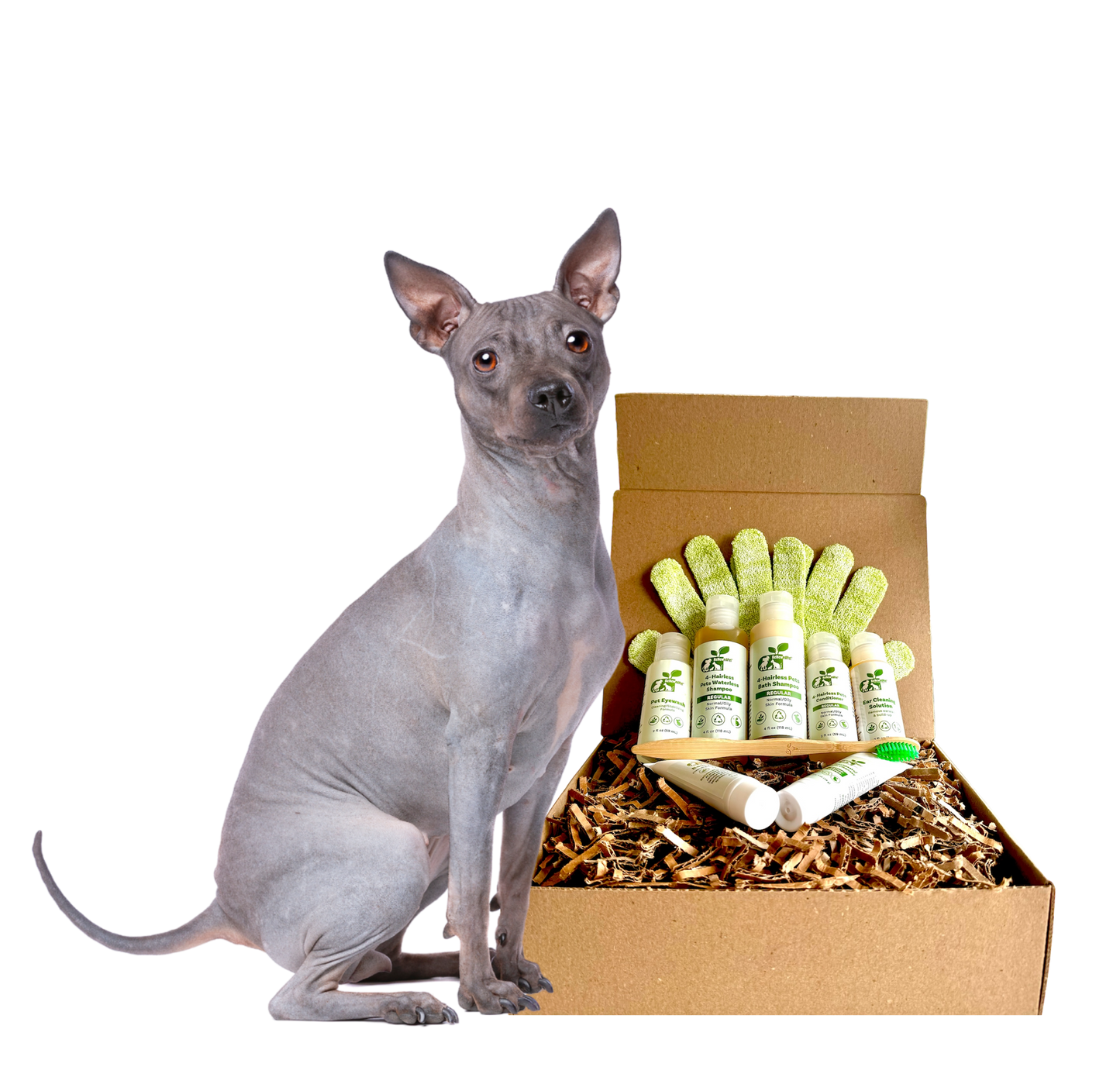 4 - HAIRLESS PETS *DOG RESTORATIVE KIT - 4 Nudie Pets - ReNewedPet