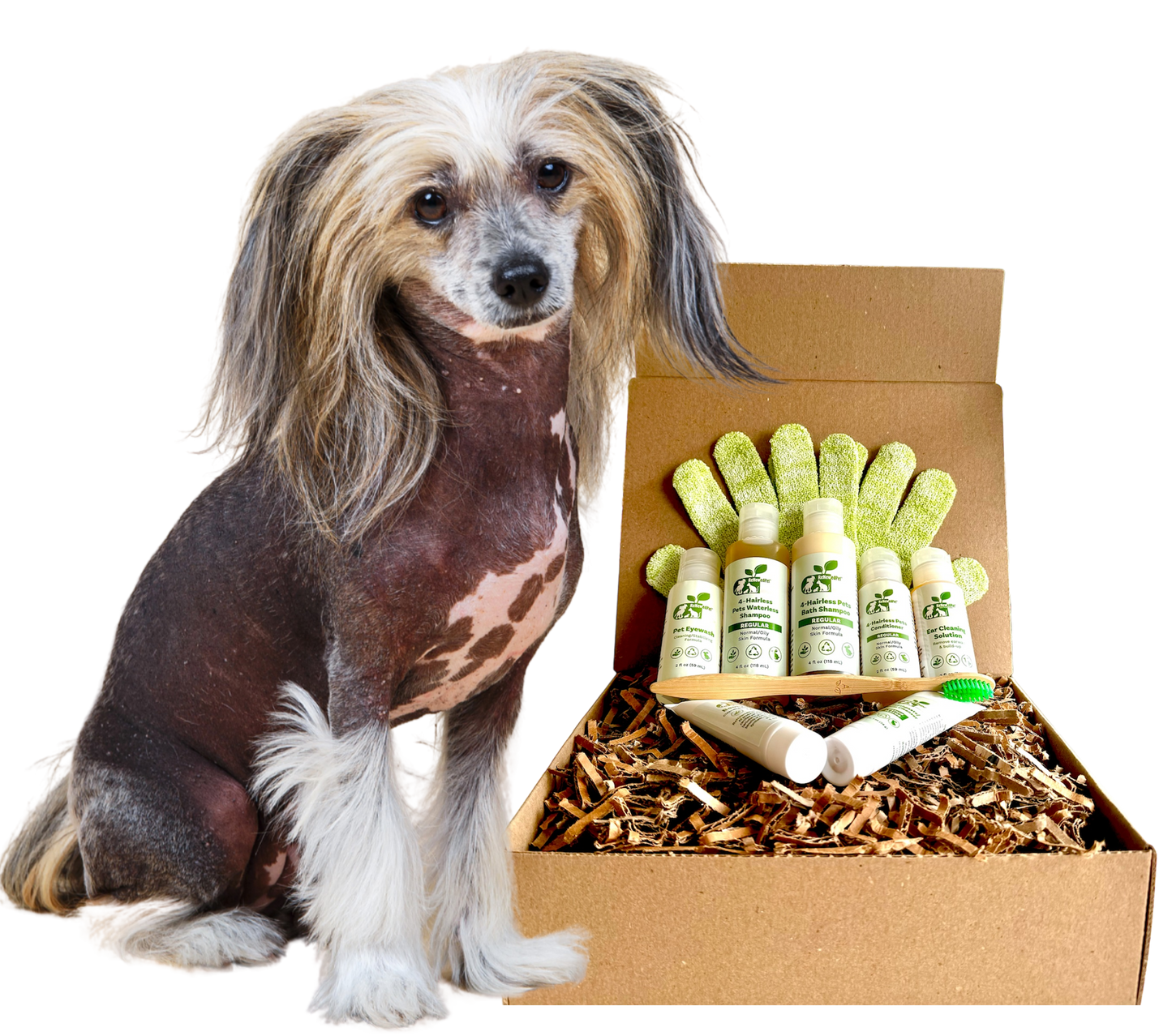4 - HAIRLESS PETS *DOG SENSITIVE KIT - 4 Nudie Pets - ReNewedPet