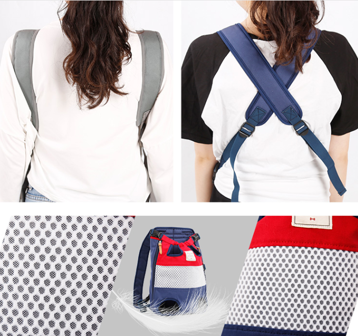 Pet Carrier Backpack Front Cat Dog Travel Hands Free ๐