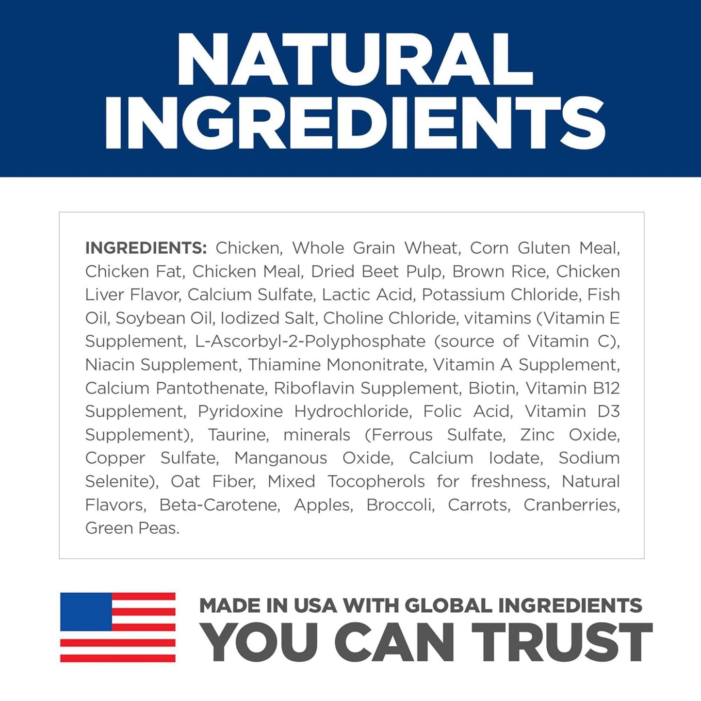 Hills Science Diet Adult Chicken Recipe Dry Cat Food Bag (4lb)