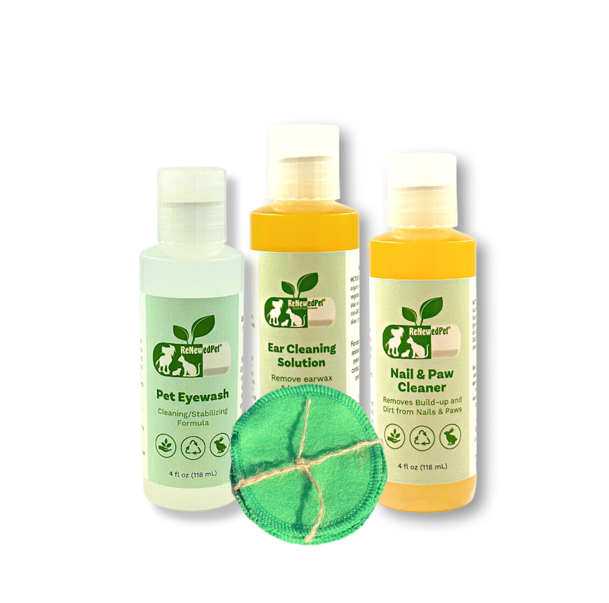 4 - ALL PETS EAR, NAIL & EYEWASH KIT - Pet Grooming - ReNewedPet