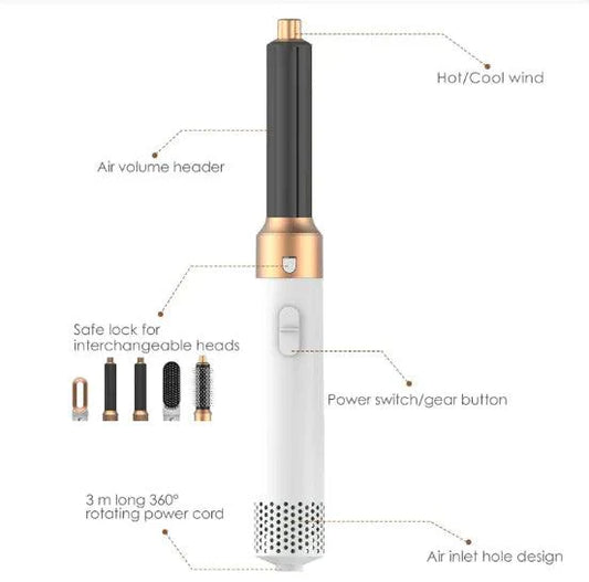 5-in-1 Hair Styler Brush