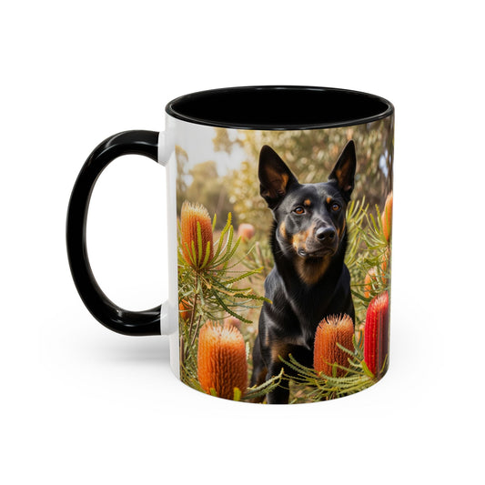 Working Kelpie Accent Coffee Mug - Perfect Gift for Dog Lovers