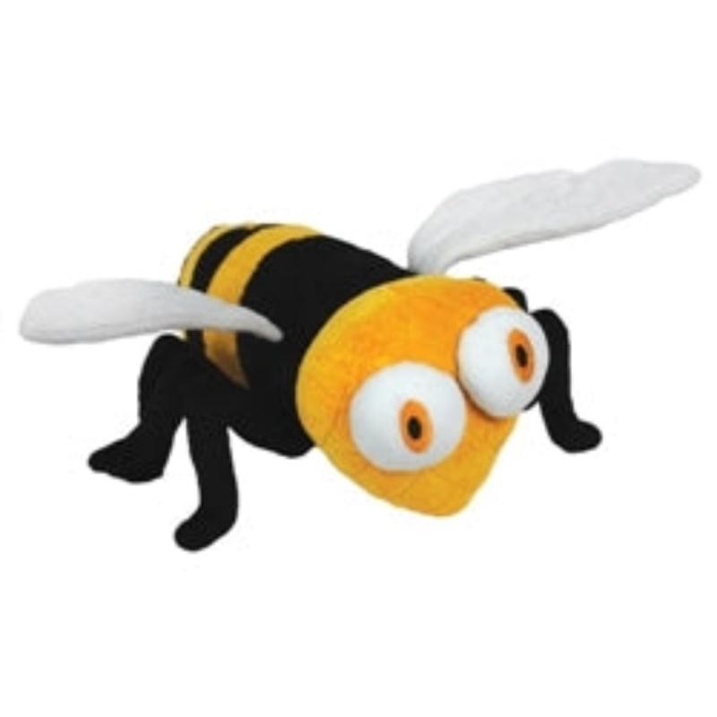Mighty Tuffy Bug Series Yellow Bee Durable Tough Dog Toy - 2 Sizes