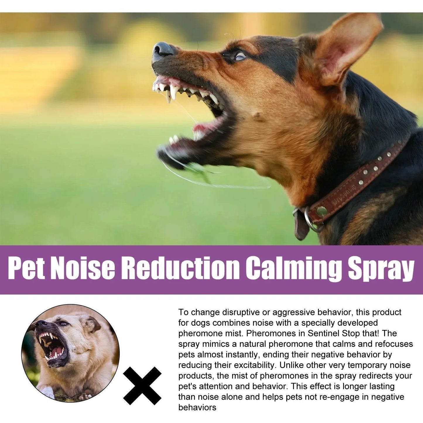 50ml Pet Calming Spray - End Dog's Negative Behavior & Reduce Barking
