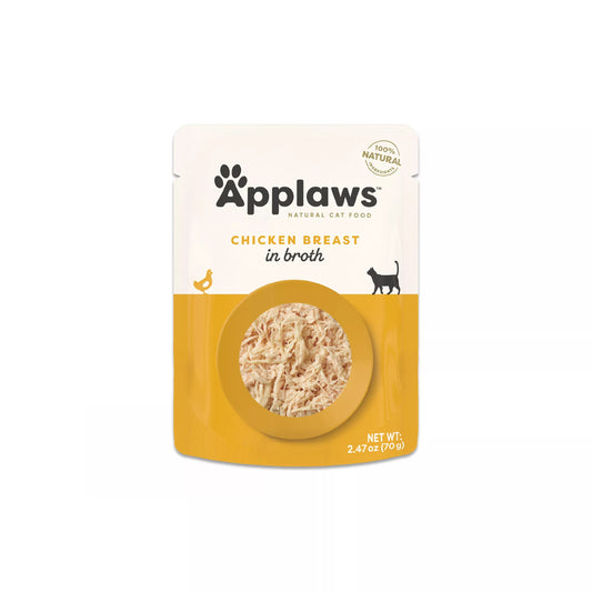 Applaws Cat Flaked Chicken Pouch (2.47oz) - Applaws Wet Cat Food Topper - The Family Pet