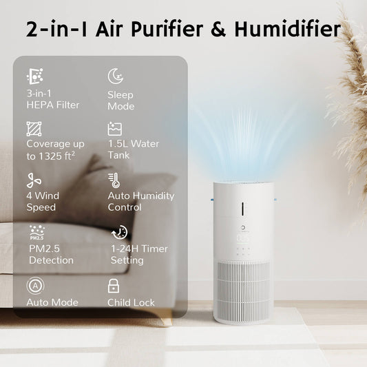 Ethereal Rain AEH300 Air Purifier & Humidifier Combo - European version