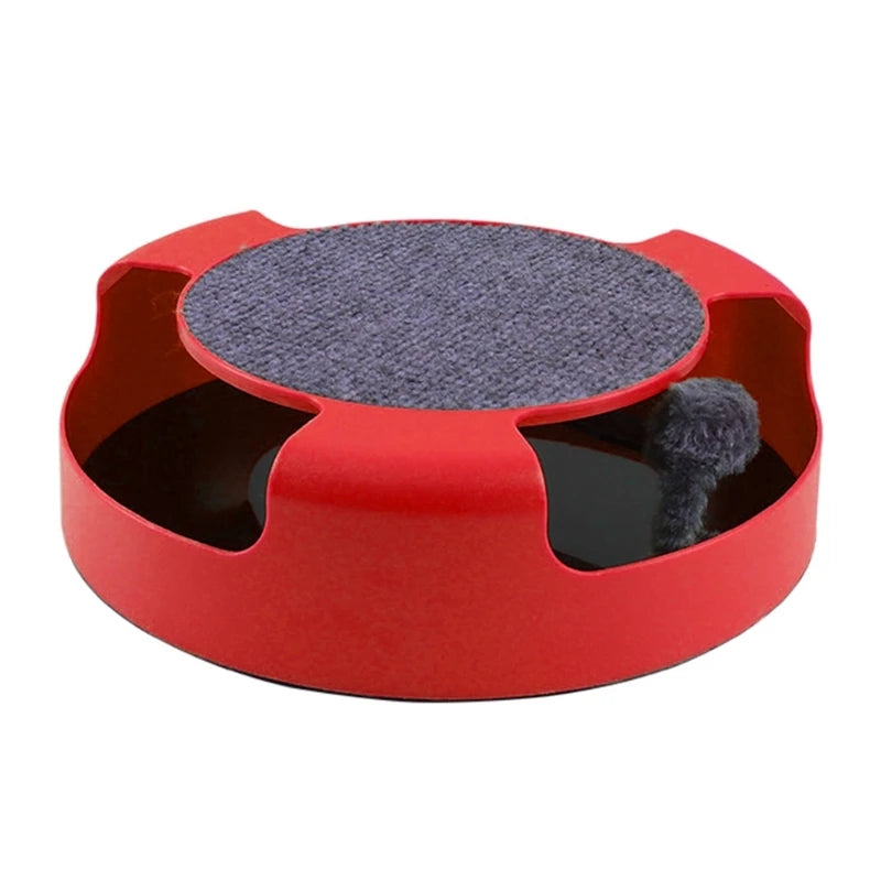 Rotating Cat Wheel Puzzle Game Fun Plate Mouse Teasing Cat Toy Shadowless Little Mouse Cat Toy Pet Supplies - Purrfect Pet Kingdom