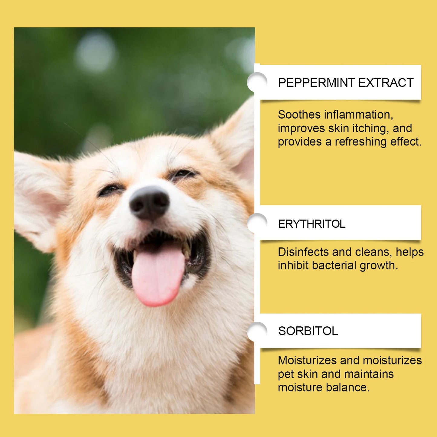 1-4PCS Herbal Pet Supplement for Skin and Coat Care Natural Yeast Formula Relieves External Skin Issues for Dogs and Cats