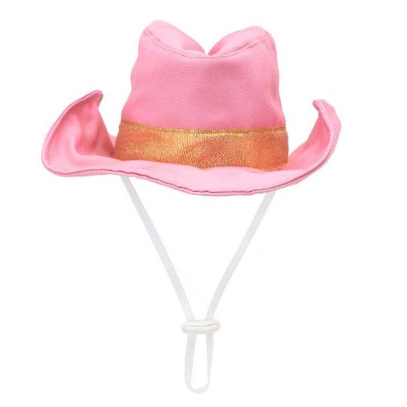 Cowboy Party Dog Hat in Pink or Brown