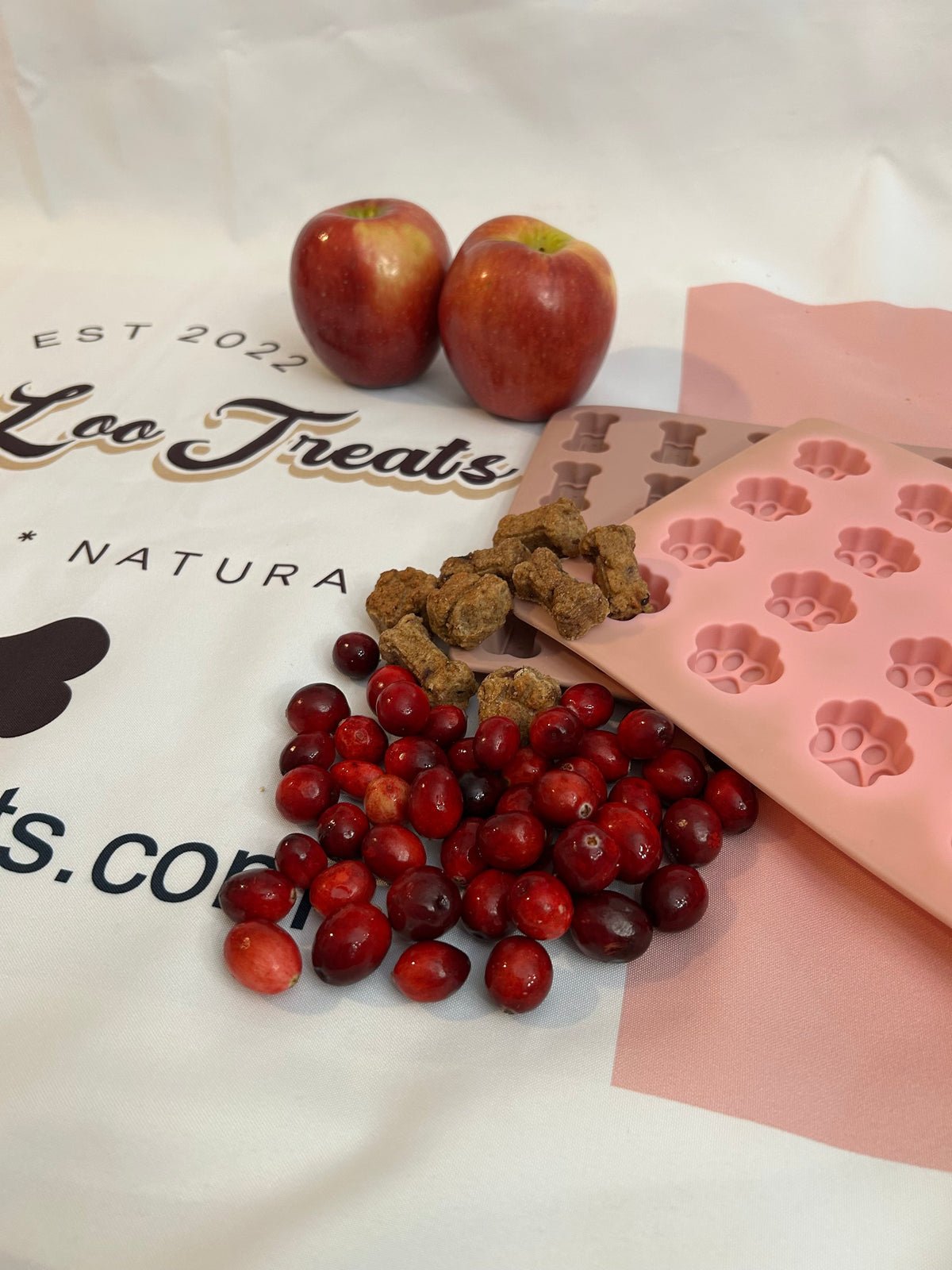 Dog Treats Treats Apple Cranberry oz Bag for Daily Use Essen - detail product image for dog treats