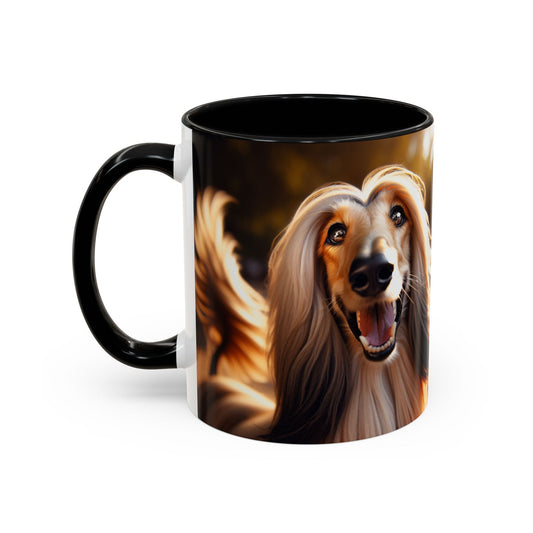 Afghan Hound Accent Coffee Mug - Perfect Gift for Dog Lovers