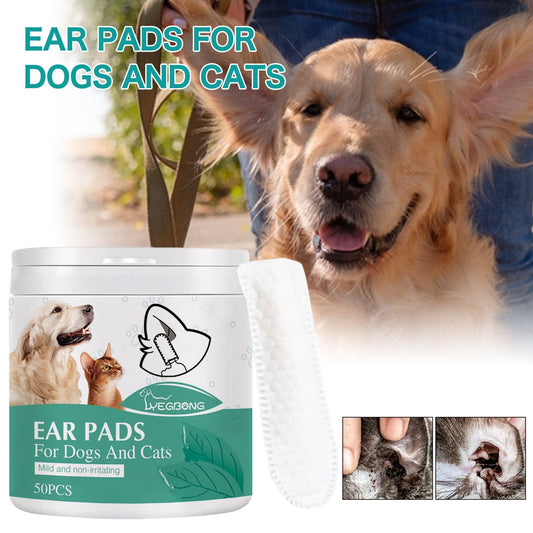 Pet Ear Cleaning Finger Sleeves for Cats and Dogs Ear Mite