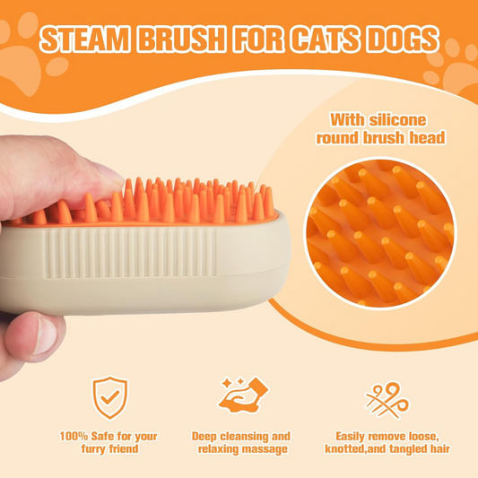GroomBrush-The All-in-One Pet Gromming Mist Brush