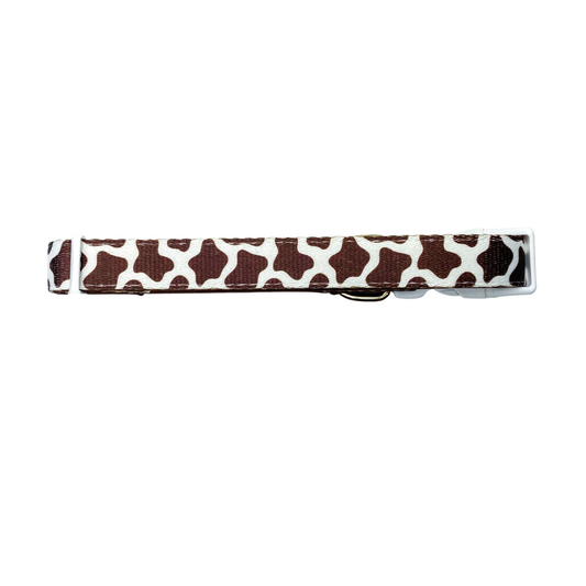 Chocolate Cow Collar Dog Collar | Purrfect Pet Kingdom