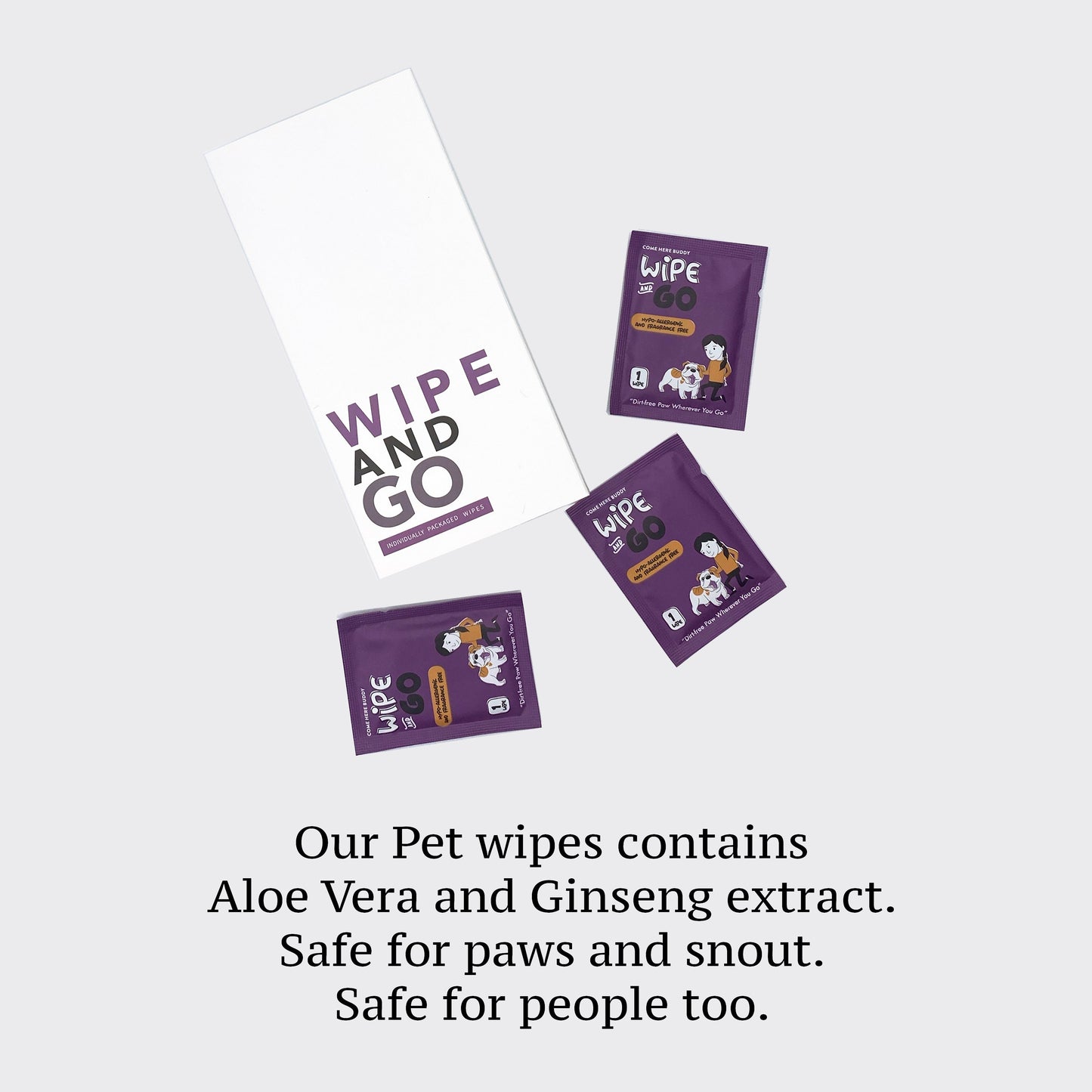 Dog Wipes - Pet Wipes - Come Here Buddy