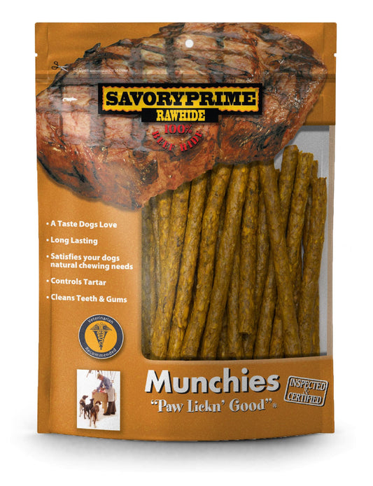Savory Prime Munchie Sticks Chicken (5inch 30pk) - Dog chews - The Family Pet