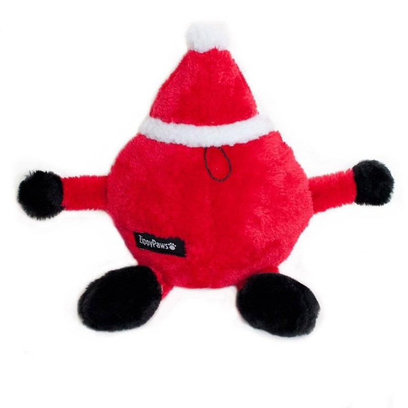 Holiday Brainey Santa Claus Dog Toy