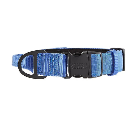 KONG Ultra Durable Padded Comfort Handle Dog Collar XL Blue
