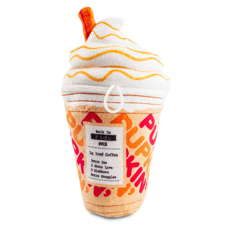 Pupkin' Donuts Iced Coffee Plush Dog Toy