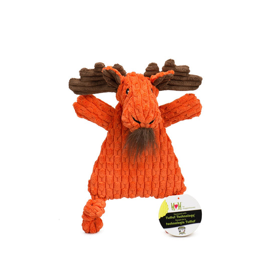 Dog Toy Morris Moose HuggleFlatties Durable Plush Toy t main product image for dogs and cats