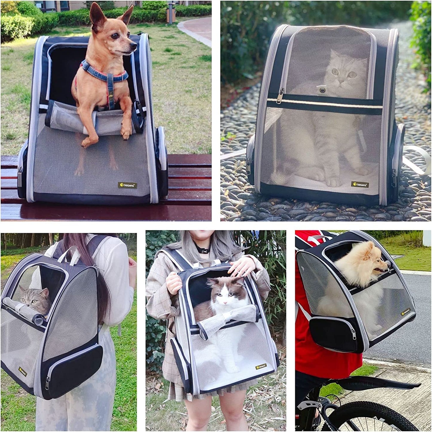 Pet Carrier Bubble Backpack Cats Dogs 100 G ๐