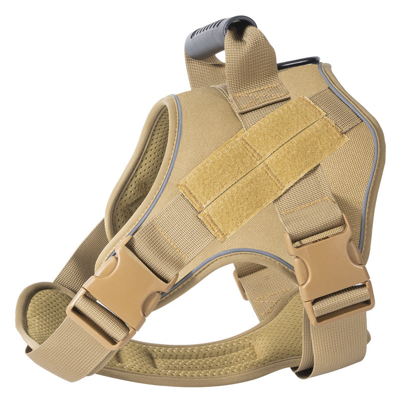 Tactical dog vest: for large dogs (German Shepherd, Golden Retriever) – training, military-style accessories. - Purrfect Pet Kingdom