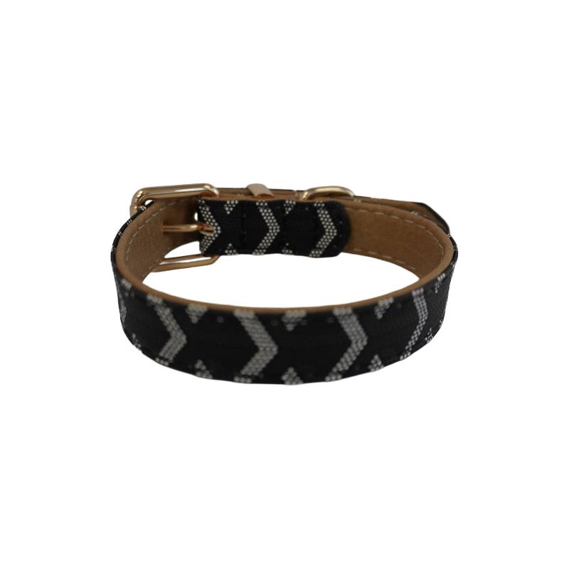 Morel Black Luxury Pet Collar