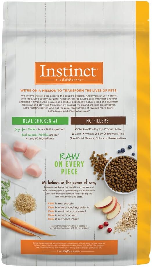Instinct Be Natural Chicken & Brown Rice Dry Dog (4.5lb) - Instinct - The Family Pet